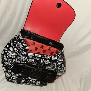 SEALED Cruella Loungefly Backpack Disney Black Live Action Movie Devil Graffiti Cruella Loungefly | eBay main image 2